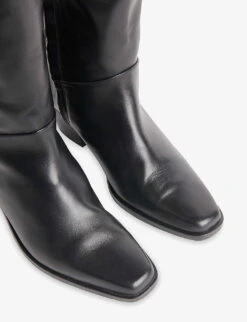 Whistles Asa Pointed-toe Western-style Leather Boots 6 Whistles Asa Pointed-toe Western-style Leather Boots -The Fashion Shop R04191515 BLACK ALT02