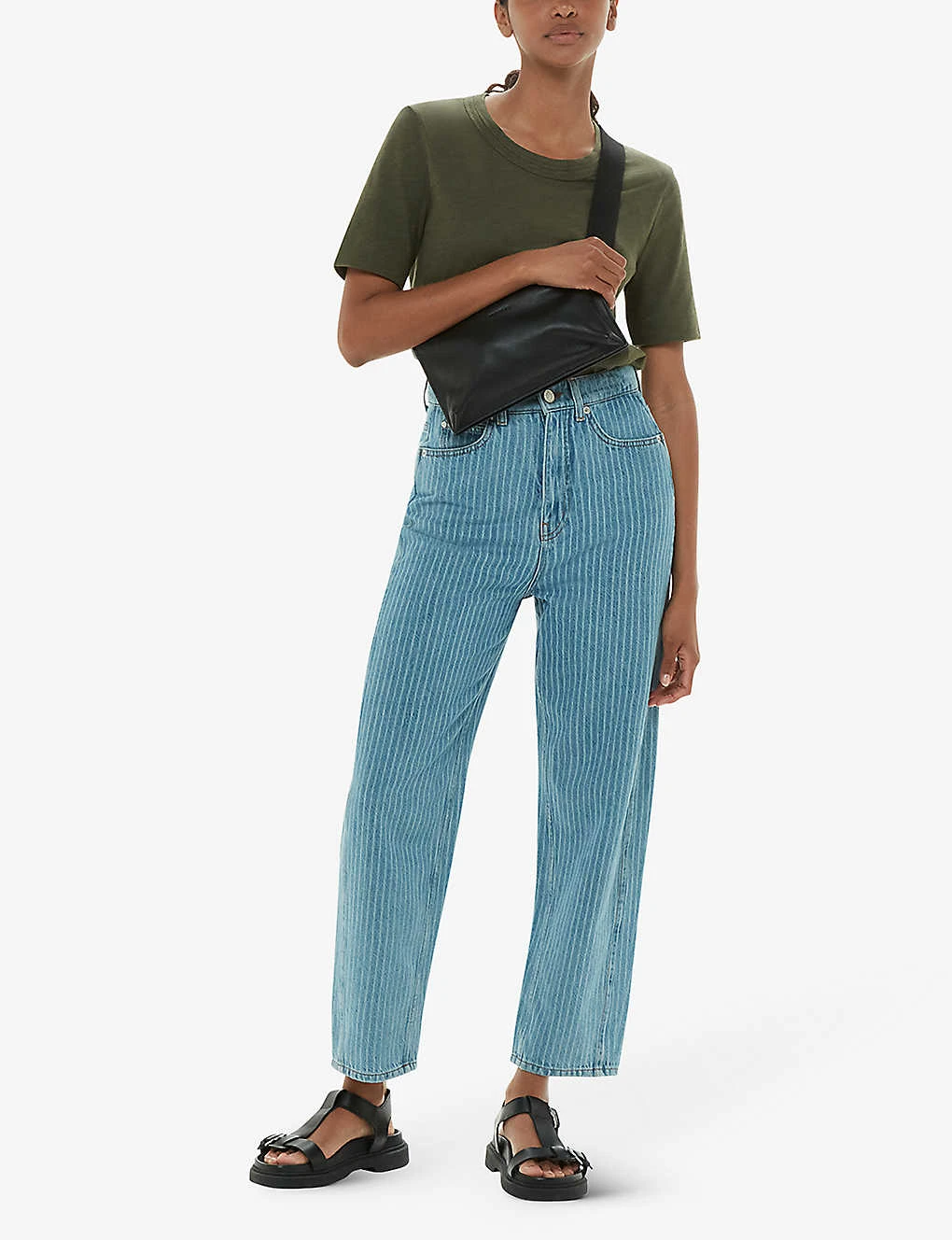 Whistles Rosa Double-trim Regular-fit Cotton T-shirt 2 Whistles Rosa Double-trim Regular-fit Cotton T-shirt - Image 2