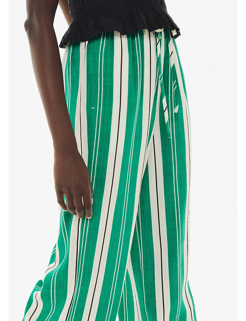 Whistles Bridget Stripe-pattern Maxi-length Woven Trousers 5 Whistles Bridget Stripe-pattern Maxi-length Woven Trousers - Image 5