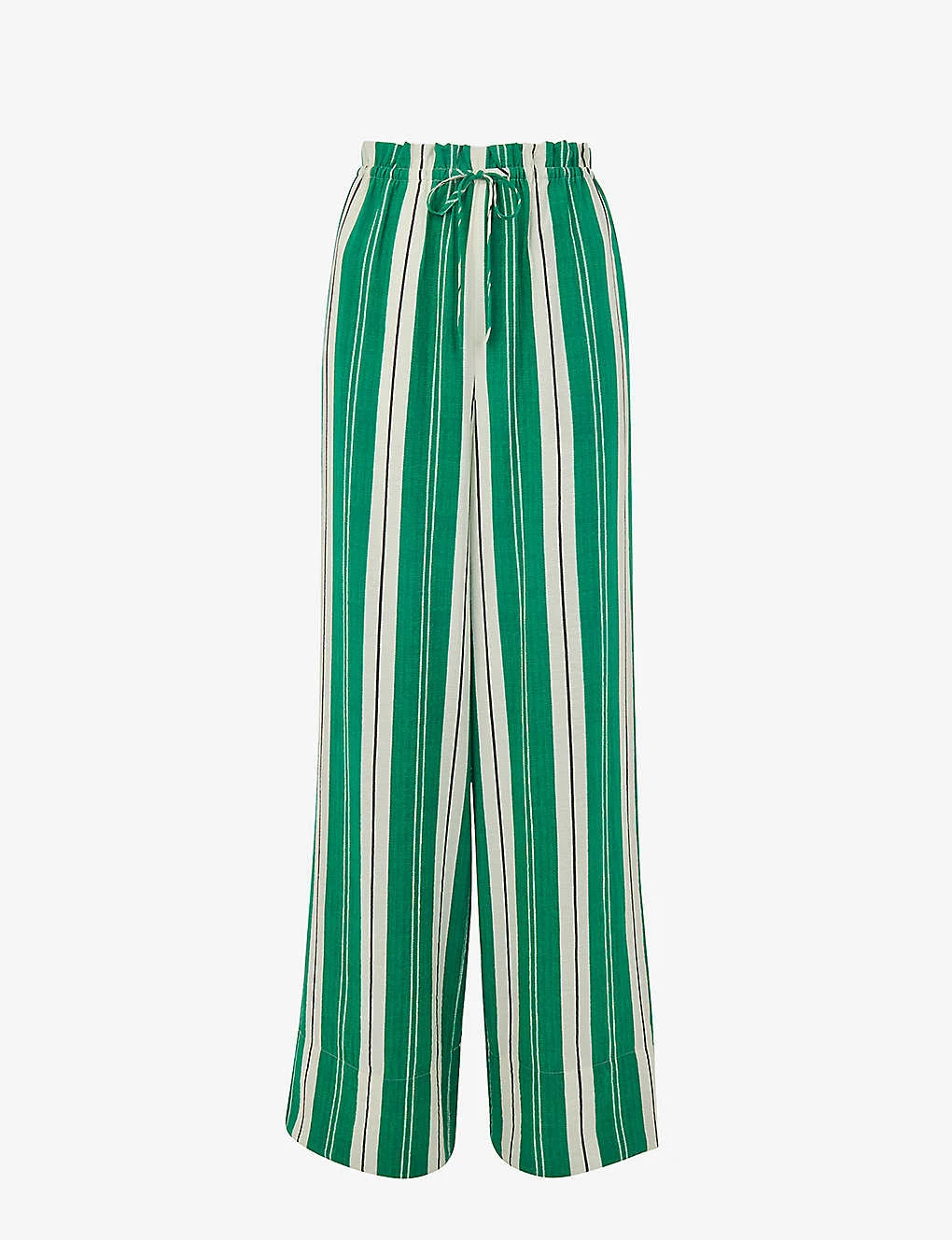 Whistles Bridget Stripe-pattern Maxi-length Woven Trousers 1 Whistles Bridget Stripe-pattern Maxi-length Woven Trousers
