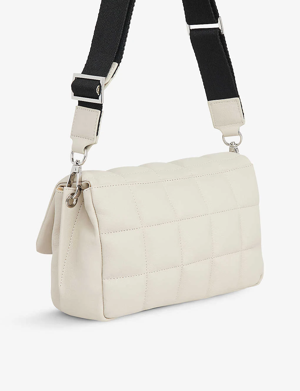 Whistles Ellis Quilted Adjustable-strap Leather Crossbody Bag 3 Whistles Ellis Quilted Adjustable-strap Leather Crossbody Bag - Image 3