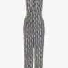 Whistles Josie Optical Rope-pattern Woven Jumpsuit