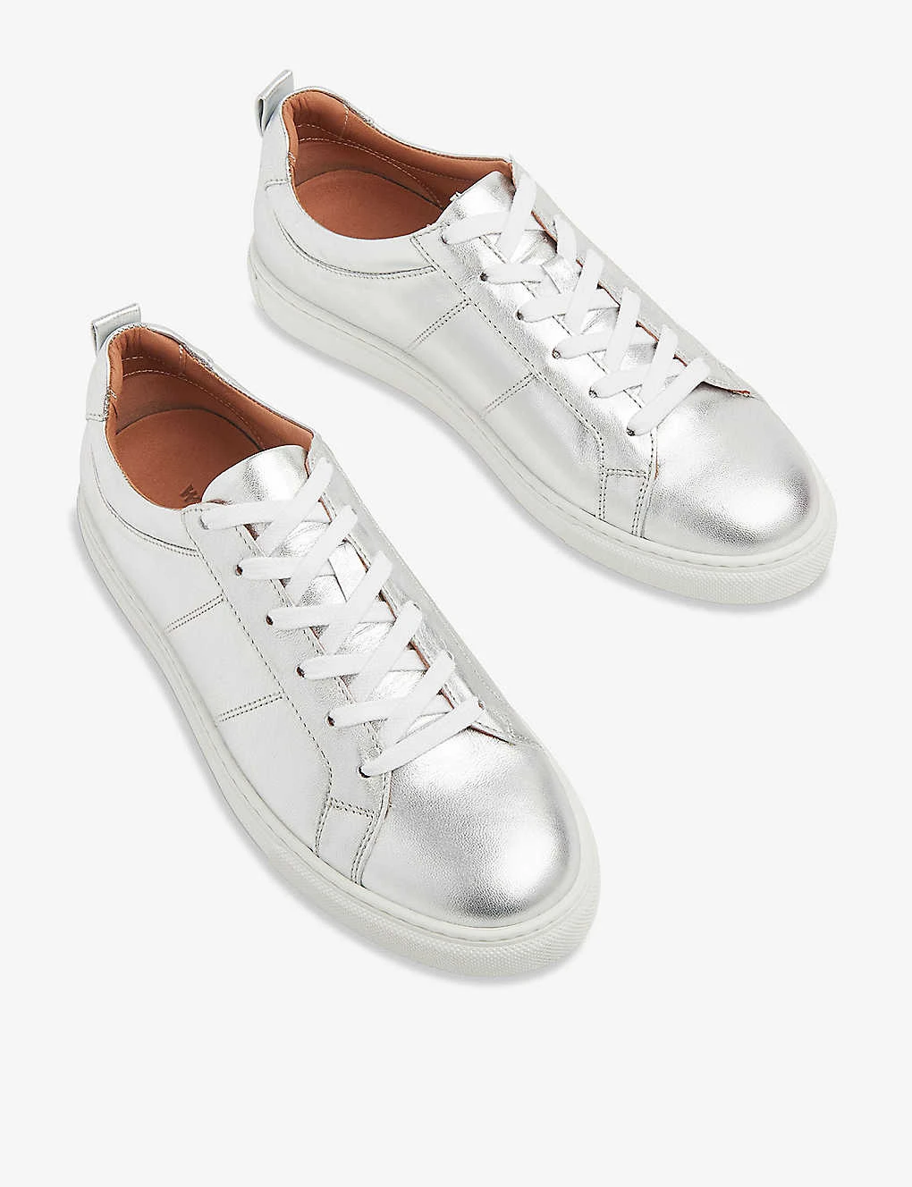 Whistles Koki Metallic-leather Low-top Trainer 2 Whistles Koki Metallic-leather Low-top Trainer - Image 2