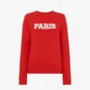 Whistles Paris-logo Relaxed-fit Cotton Sweatshirt